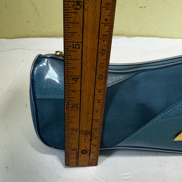 DIOR Bag Logo Clutch Parfums Faux Leather Fabric Cosmetic Tote Makeup Bag Purse - Picture 14 of 15